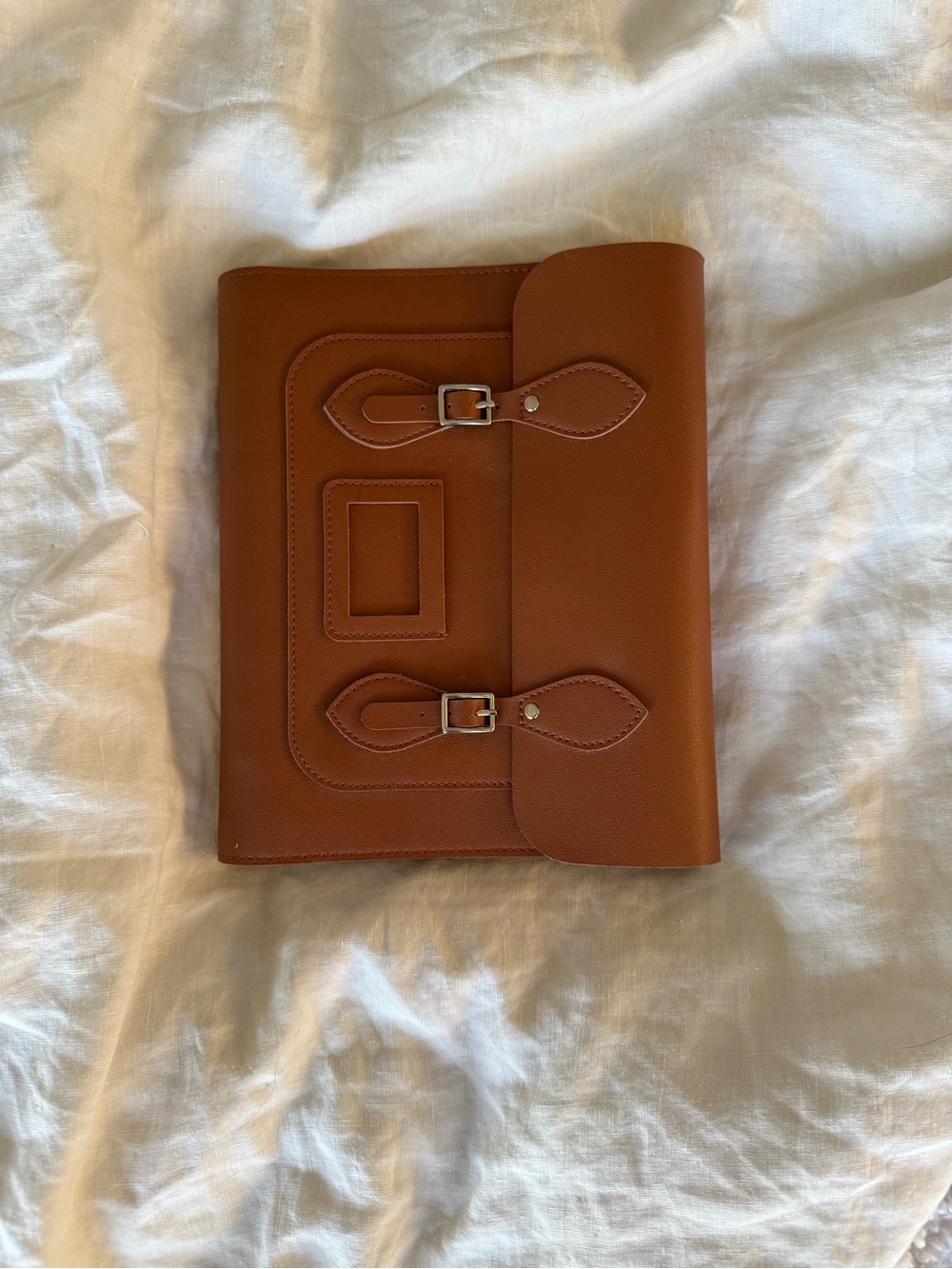 Absent Studio Faux Leather Brown portfolio